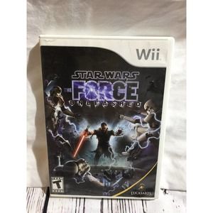 Star Wars: The Force Unleashed - Nintendo Wii Game, W/ Instruction Manual CIB